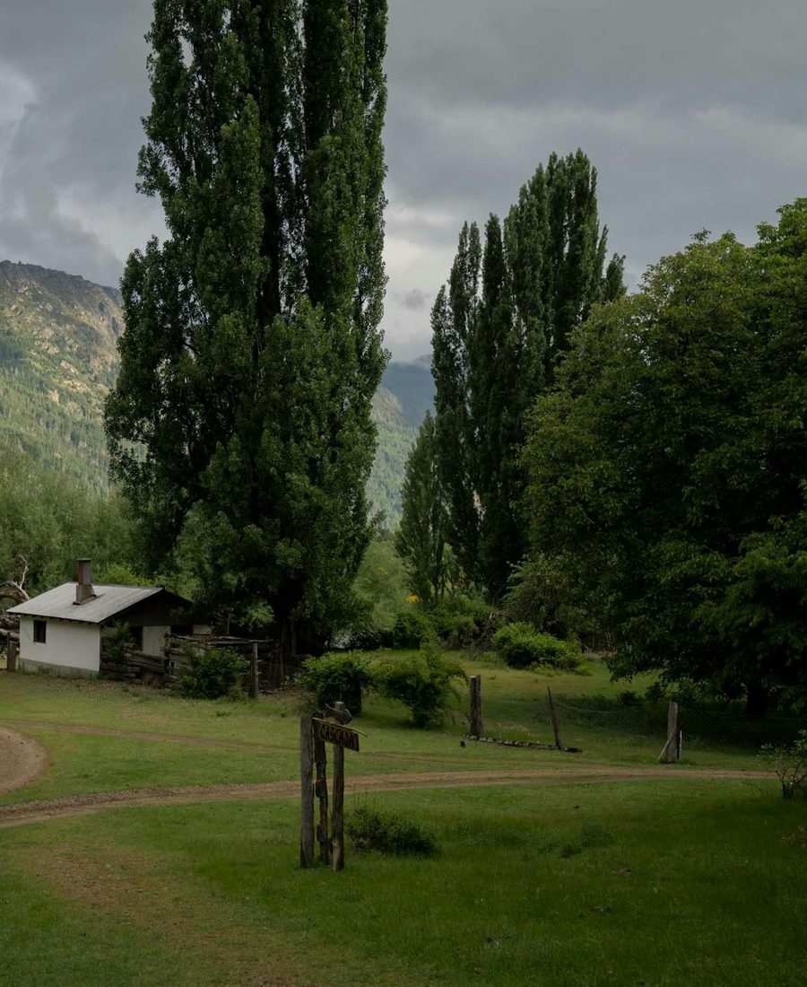Detalle del paisaje patagónico cerca del refugio Bruma Austral